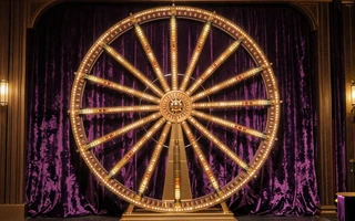 Crazy Time Live Game Show von Evolution mit goldenem Gl&uuml;cksrad